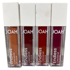 JOAH NIP Endless Longwear Lip Color -Set of 4- Chit Chat/Smoothing/Dessert/Tasty